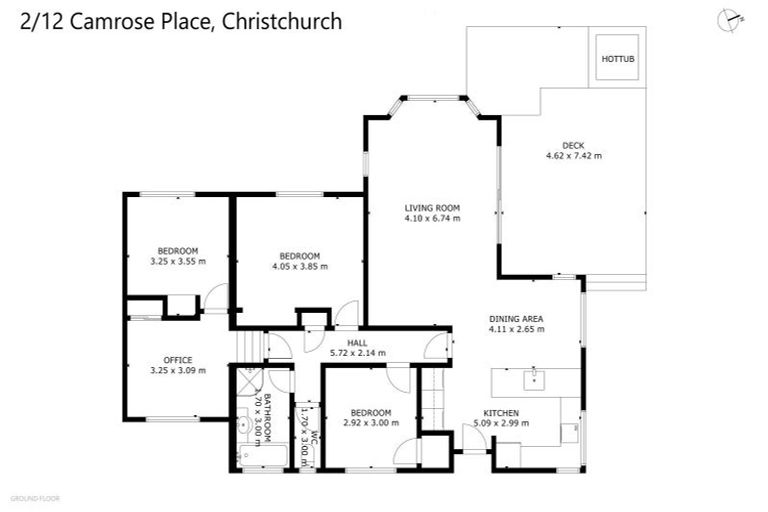 Photo of property in 2/12 Camrose Place, Ilam, Christchurch, 8041