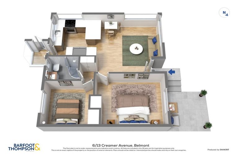 Photo of property in 6/13 Creamer Avenue, Belmont, Auckland, 0622