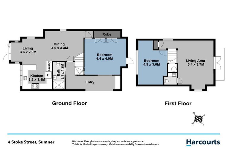 Photo of property in 4 Stoke Street, Sumner, Christchurch, 8081