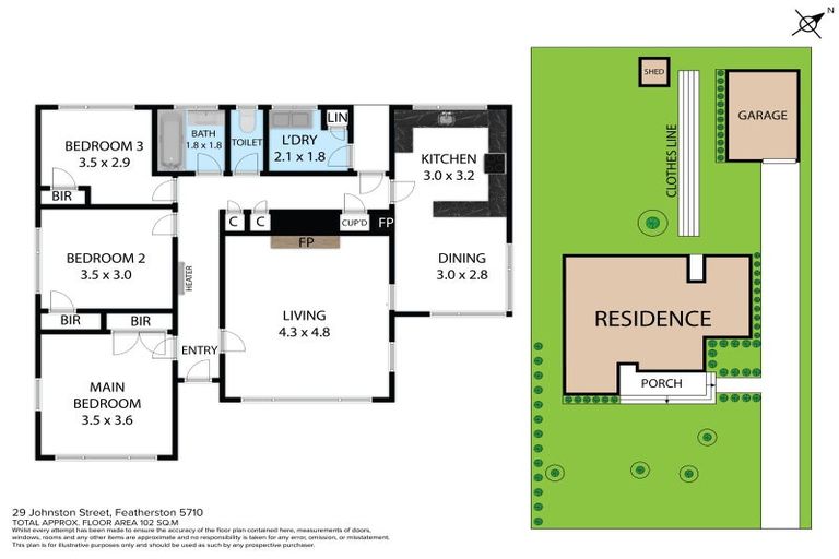 Photo of property in 29 Johnston Street, Featherston, 5710