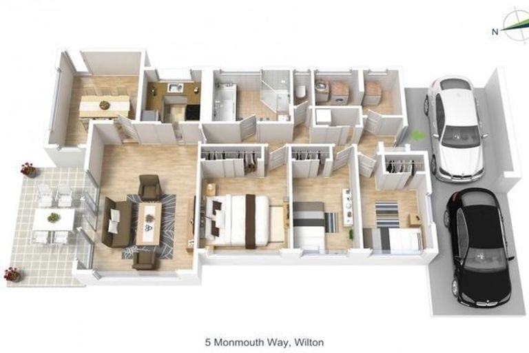 Photo of property in 5 Monmouth Way, Wilton, Wellington, 6012