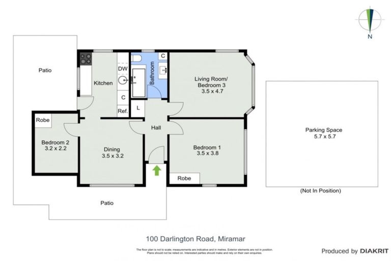 Photo of property in 100 Darlington Road, Miramar, Wellington, 6022