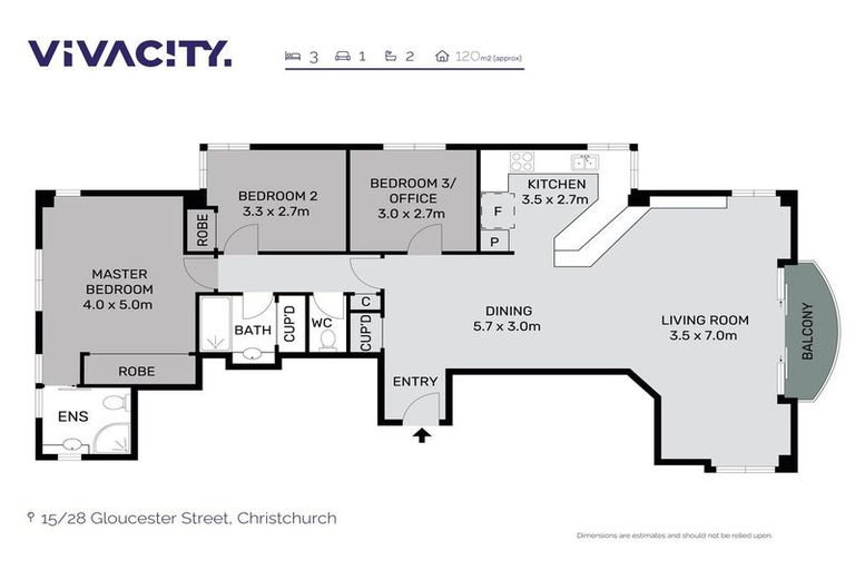 Photo of property in Gloucester Towers, 15/28 Gloucester Street, Christchurch Central, Christchurch, 8013