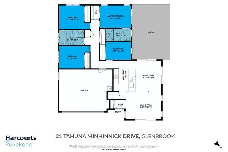 Photo of property in 21 Tahuna Minhinnick Drive, Glenbrook, 2681