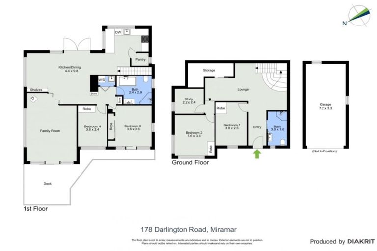 Photo of property in 178 Darlington Road, Miramar, Wellington, 6022