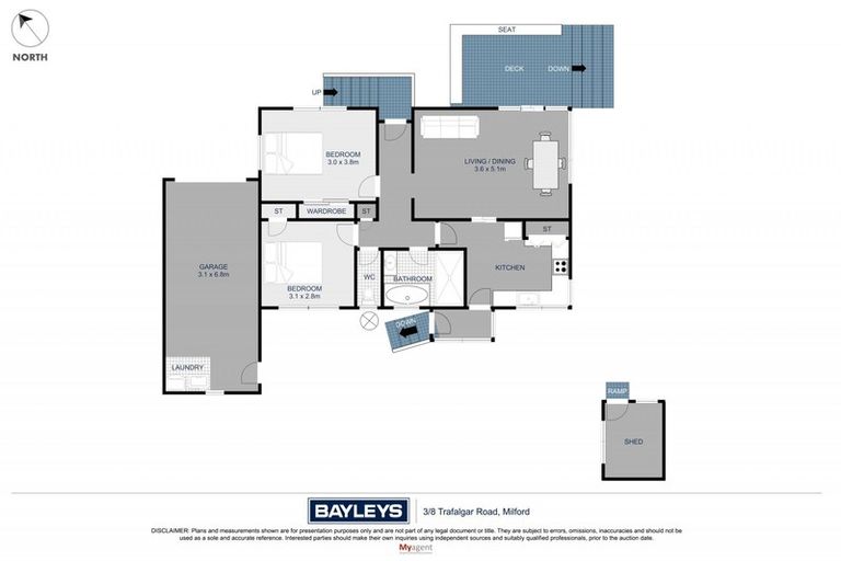 Photo of property in 3/8 Trafalgar Road, Milford, Auckland, 0620