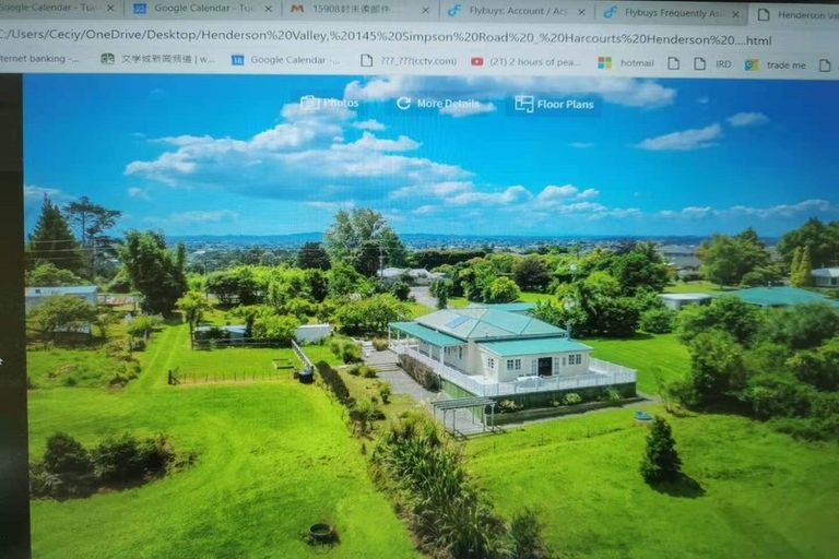 Photo of property in 145 Simpson Road, Henderson Valley, Auckland, 0614
