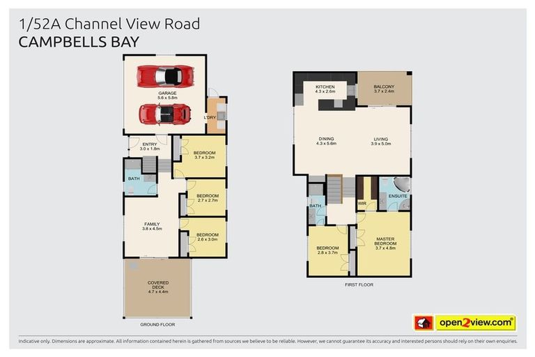 Photo of property in 52a Channel View Road, Campbells Bay, Auckland, 0630