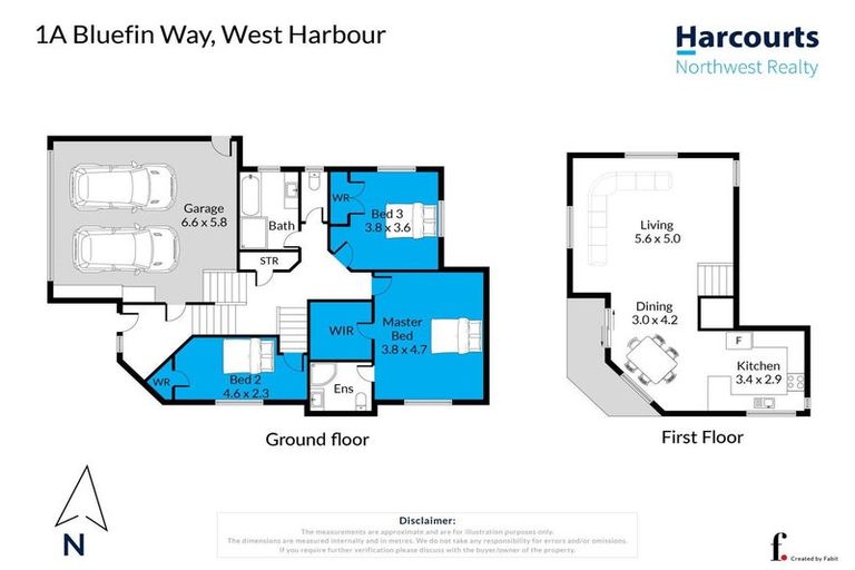 Photo of property in 1/1 Bluefin Way, West Harbour, Auckland, 0618