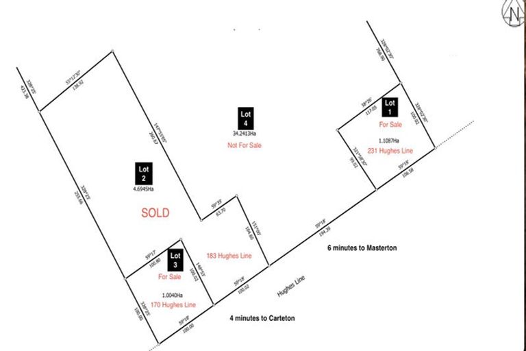 Photo of property in 231 Hughes Line, West Taratahi, Carterton, 5887