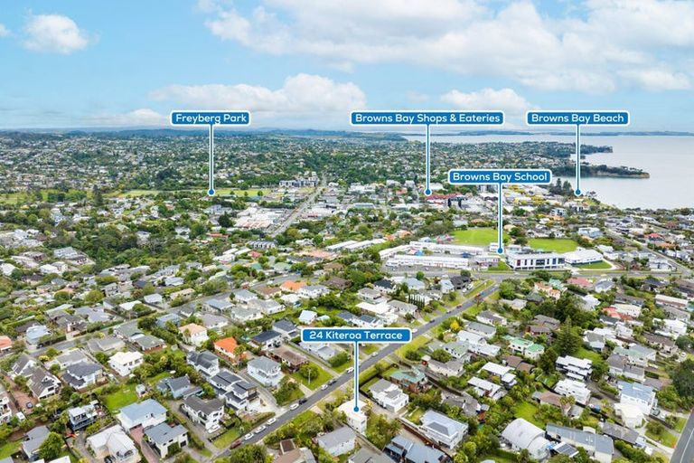 Photo of property in 24 Kiteroa Terrace, Rothesay Bay, Auckland, 0630