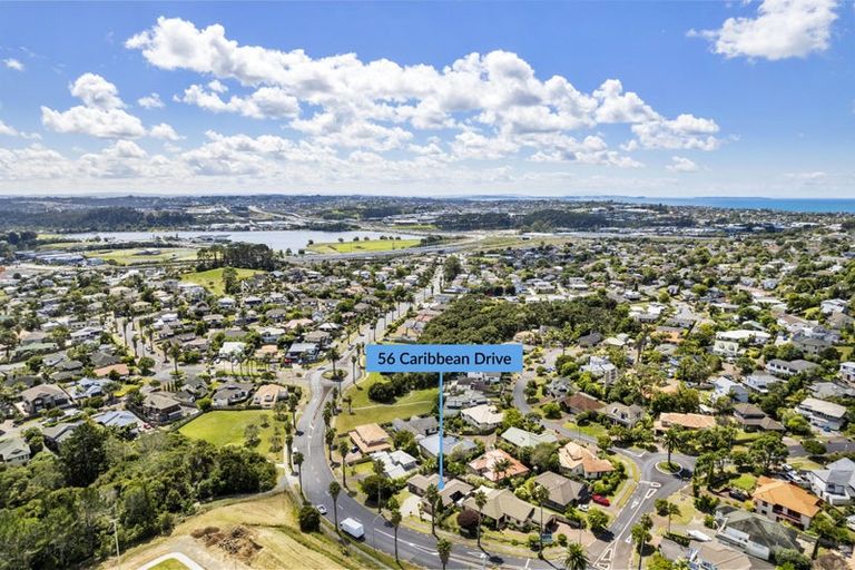 Photo of property in 56 Caribbean Drive, Unsworth Heights, Auckland, 0632