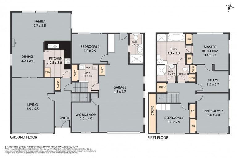 Photo of property in 5 Panorama Grove, Harbour View, Lower Hutt, 5010