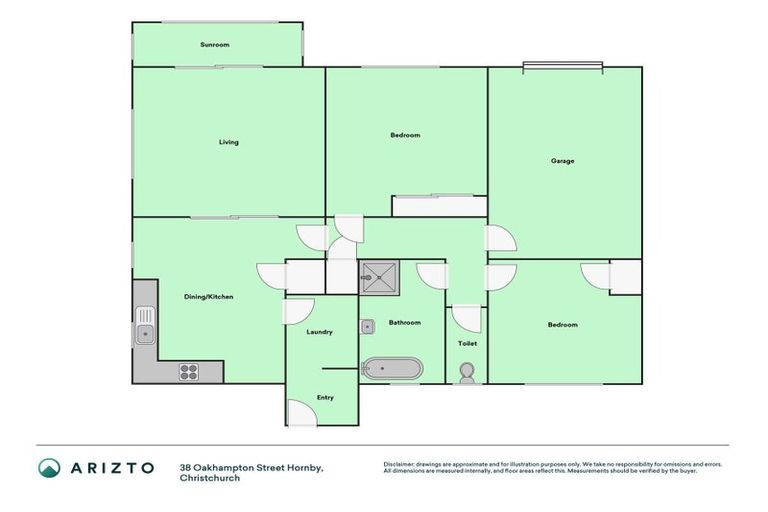 Photo of property in 38 Oakhampton Street, Hornby, Christchurch, 8042