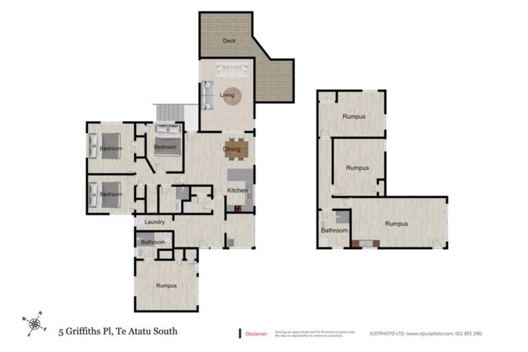 Photo of property in 5 Griffiths Place, Te Atatu South, Auckland, 0610