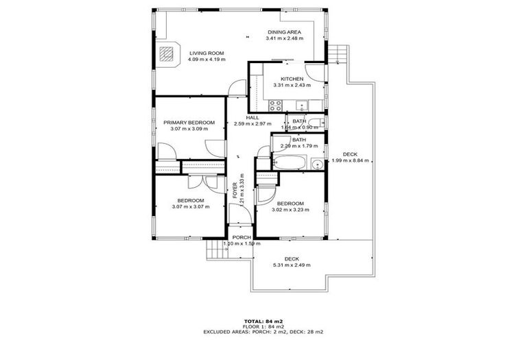 Photo of property in 21 Seaview Terrace, Kew, Dunedin, 9012