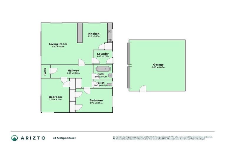 Photo of property in 34 Matipo Street, Castlecliff, Whanganui, 4501