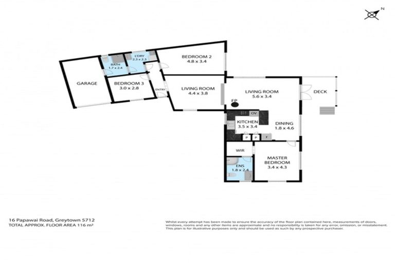 Photo of property in 16 Papawai Road, Greytown, 5712