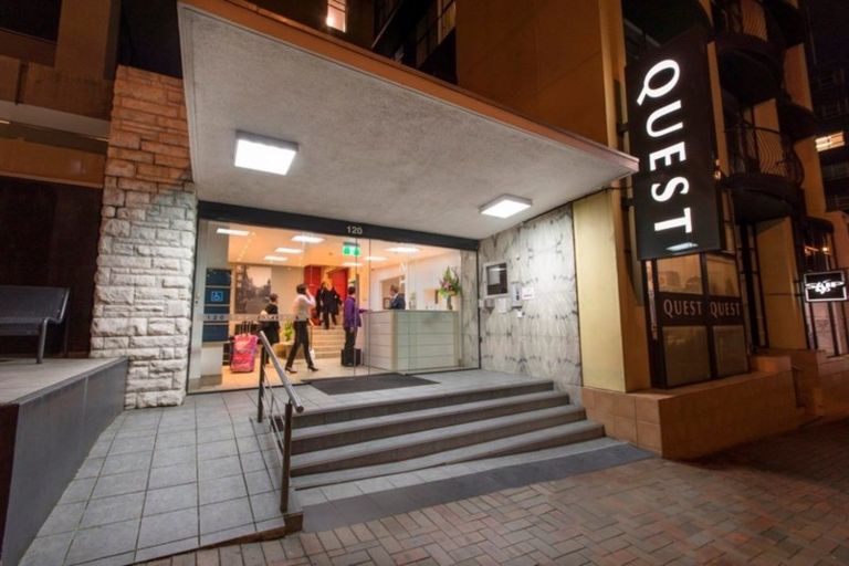 Photo of property in Terrace Garden Apartments, 8d/120 The Terrace, Wellington Central, Wellington, 6011