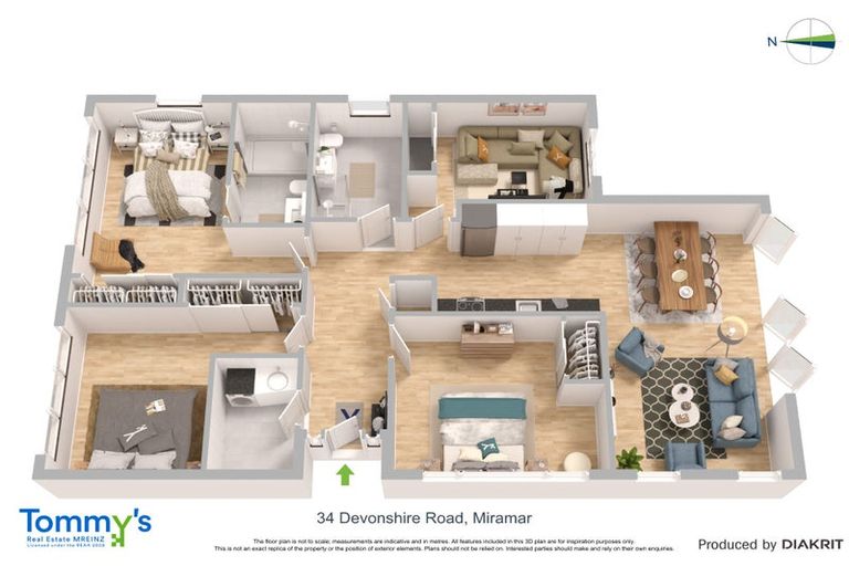 Photo of property in 34 Devonshire Road, Miramar, Wellington, 6022