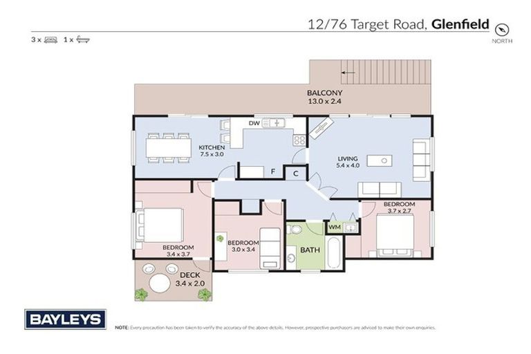 Photo of property in 12/76 Target Road, Totara Vale, Auckland, 0629