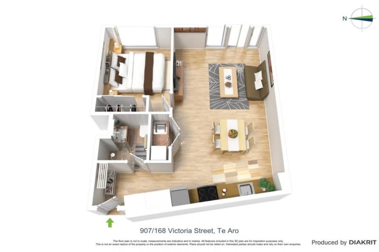 Photo of property in Vsp South, 907/168 Victoria Street, Te Aro, Wellington, 6011