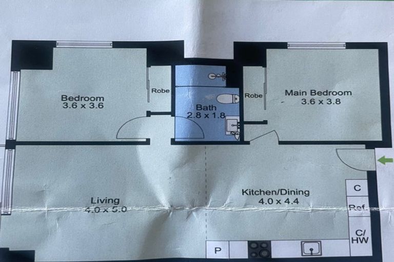 Photo of property in Victoria Lane Apartments, 808/161 Victoria Street, Te Aro, Wellington, 6011