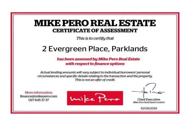 Photo of property in 2 Evergreen Place, Parklands, Christchurch, 8083