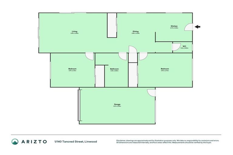 Photo of property in 1/140 Tancred Street, Linwood, Christchurch, 8062