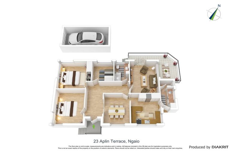 Photo of property in 23 Aplin Terrace, Ngaio, Wellington, 6035