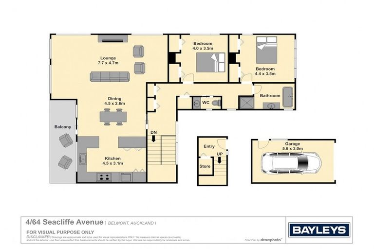 Photo of property in 4/64 Seacliffe Avenue, Belmont, Auckland, 0622