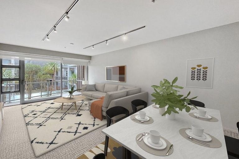 Photo of property in Revolucion Apartments, 201s/28 Torrens Terrace, Mount Cook, Wellington, 6011