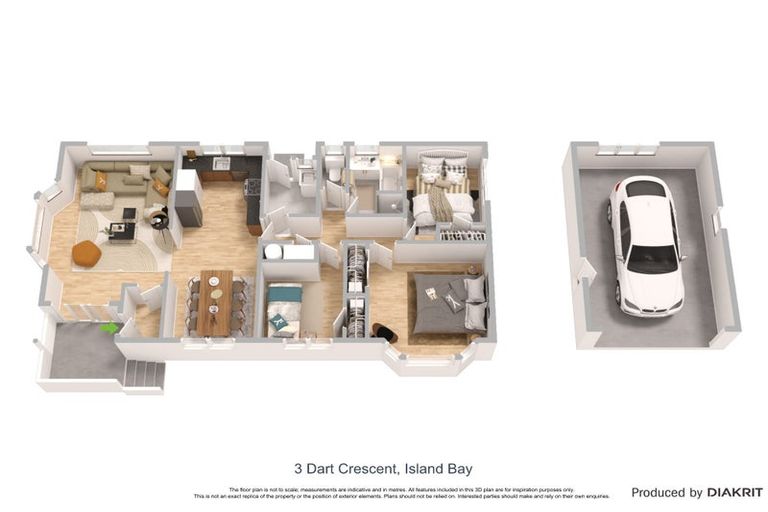 Photo of property in 3 Dart Crescent, Island Bay, Wellington, 6023