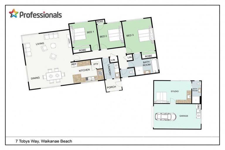 Photo of property in 7 Tobys Way, Waikanae Beach, Waikanae, 5036