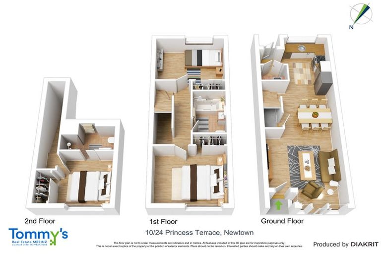 Photo of property in 10/24 Princess Terrace, Newtown, Wellington, 6021