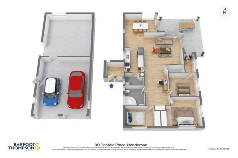 Photo of property in 30 Penfold Place, Henderson, Auckland, 0610