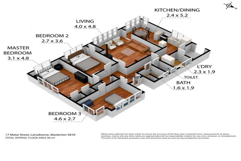 Photo of property in 17 Matai Street, Lansdowne, Masterton, 5810