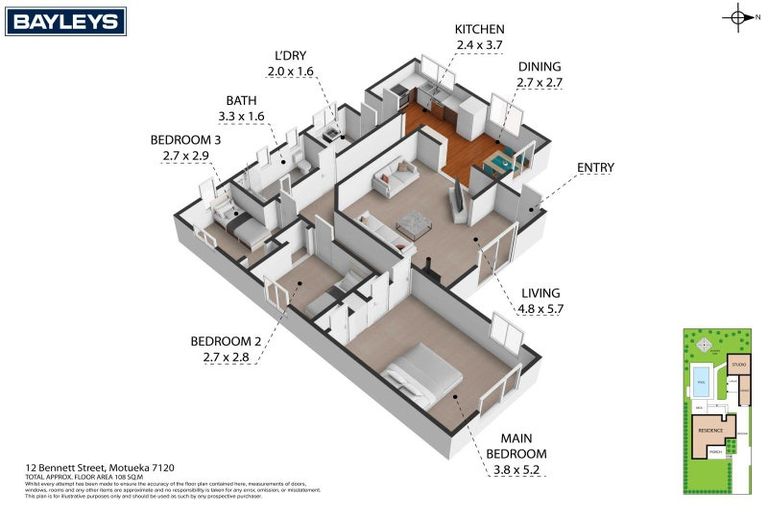 Photo of property in 12 Bennett Street, Motueka, 7120