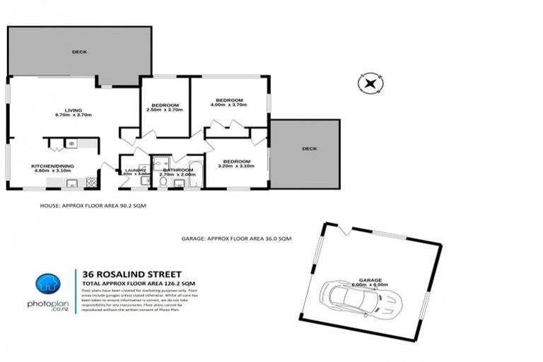 Photo of property in 36 Rosalind Street, Deanwell, Hamilton, 3206