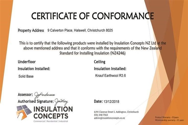 Photo of property in 9 Calverton Place, Halswell, Christchurch, 8025