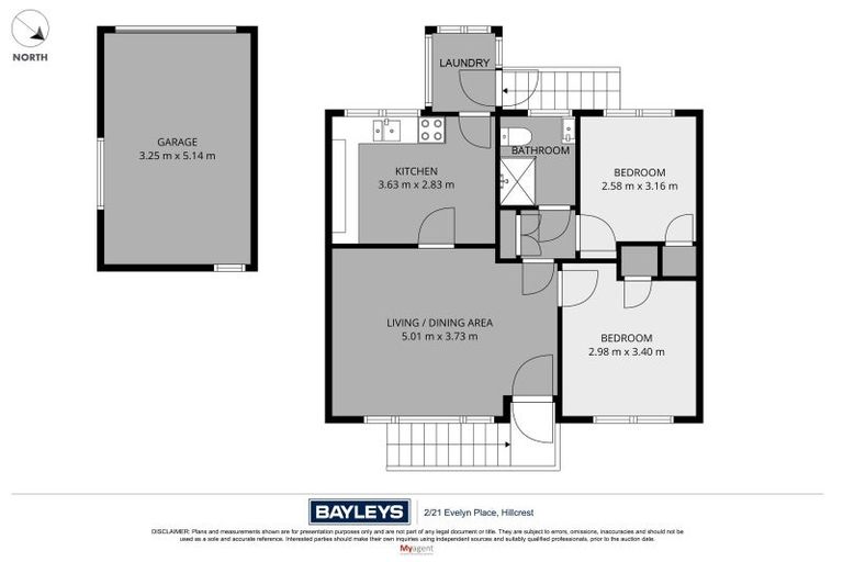 Photo of property in 2/21 Evelyn Place, Hillcrest, Auckland, 0627