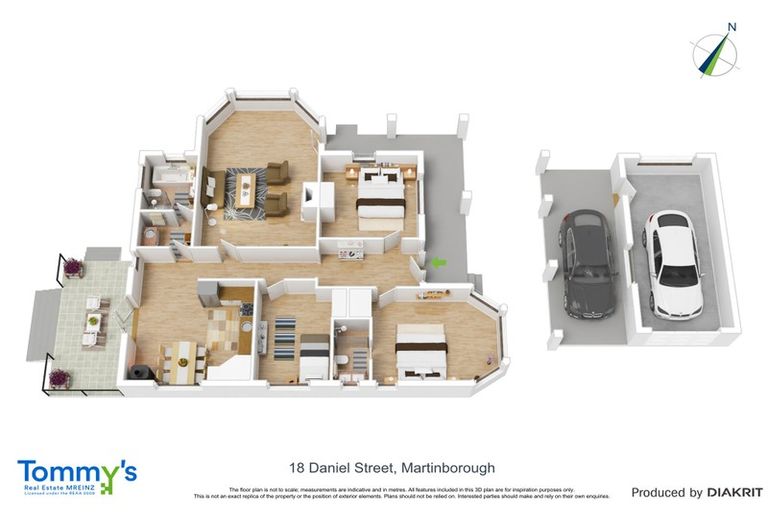 Photo of property in 18 Daniel Street, Martinborough, 5711