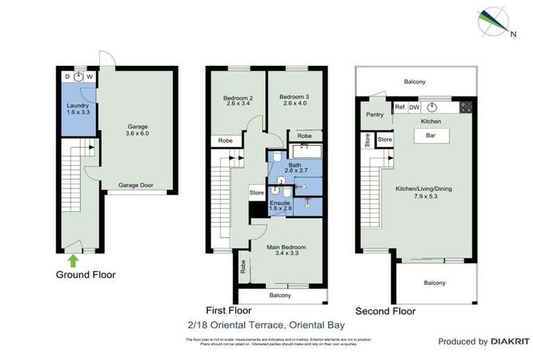 Photo of property in 2/18 Oriental Terrace, Oriental Bay, Wellington, 6011