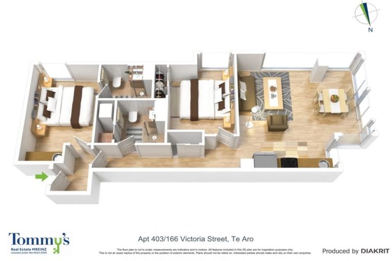 Photo of property in Vsp South, 403/166 Victoria Street, Te Aro, Wellington, 6011