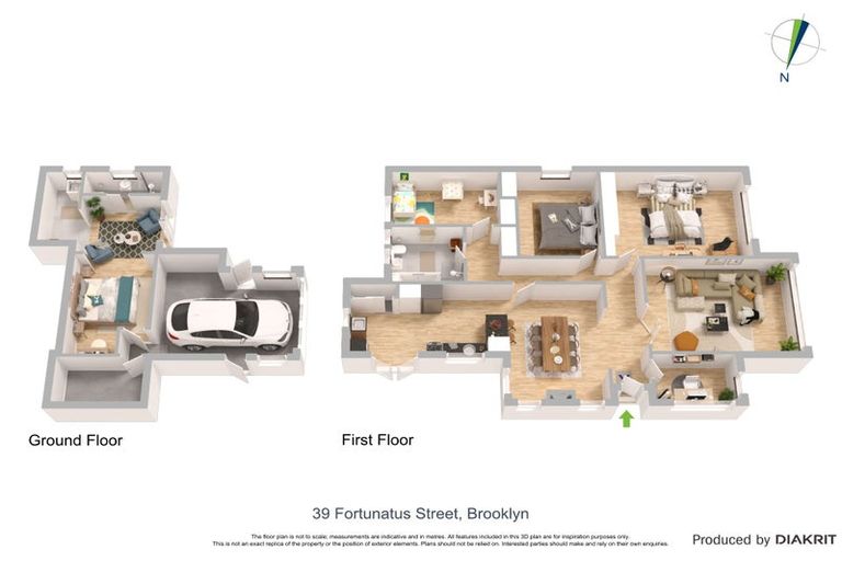 Photo of property in 39 Fortunatus Street, Brooklyn, Wellington, 6021