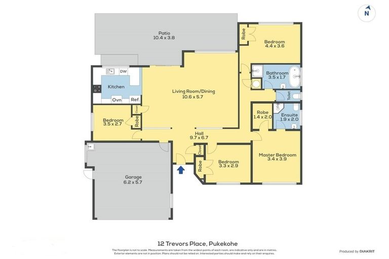 Photo of property in 12 Trevors Place, Pukekohe, 2120