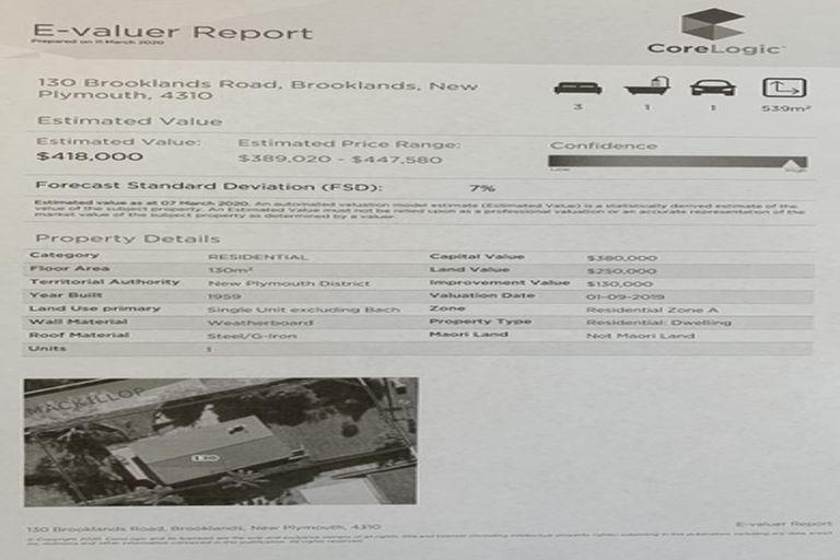 Photo of property in 130 Brooklands Road, Brooklands, New Plymouth, 4310