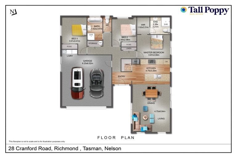Photo of property in 28 Cranford Road, Appleby, Richmond, 7020