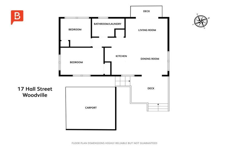 Photo of property in 17 Hall Street, Woodville, 4920