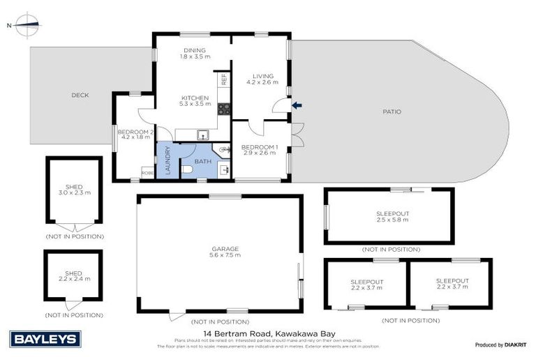 Photo of property in 14 Bertram Road, Kawakawa Bay, Papakura, 2585